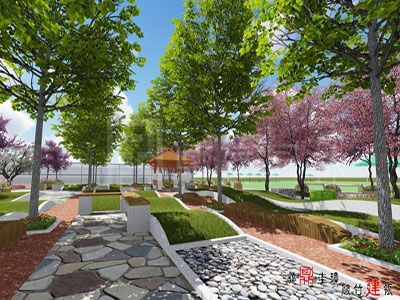 LG青島廠區(qū)休閑綠地景觀